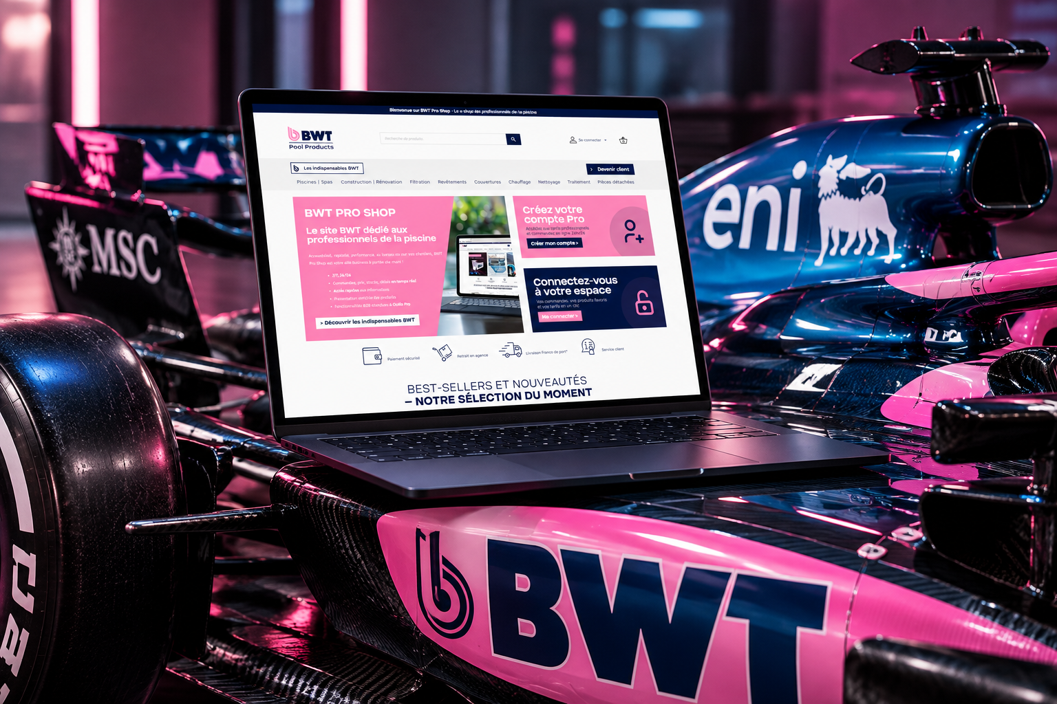 Plateforme e-commerce du groupe BWT